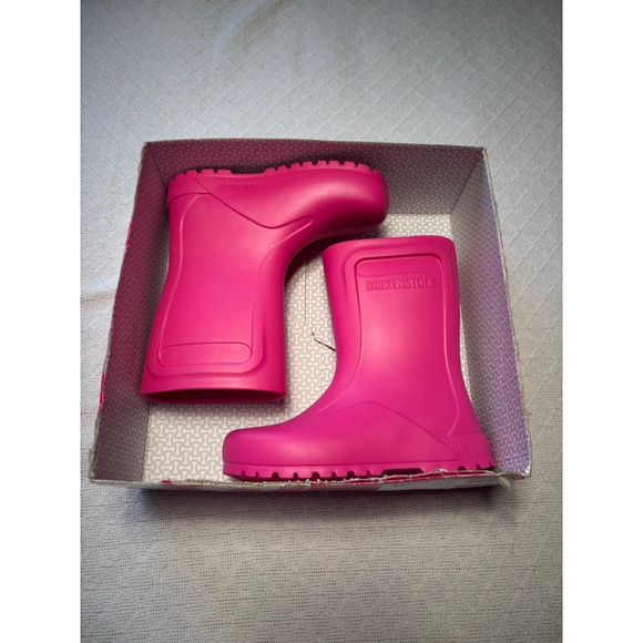 Birkenstock Other - NWOB Birkenstock "Derry" Rain Boots Kids Size 2 in Neon Pink